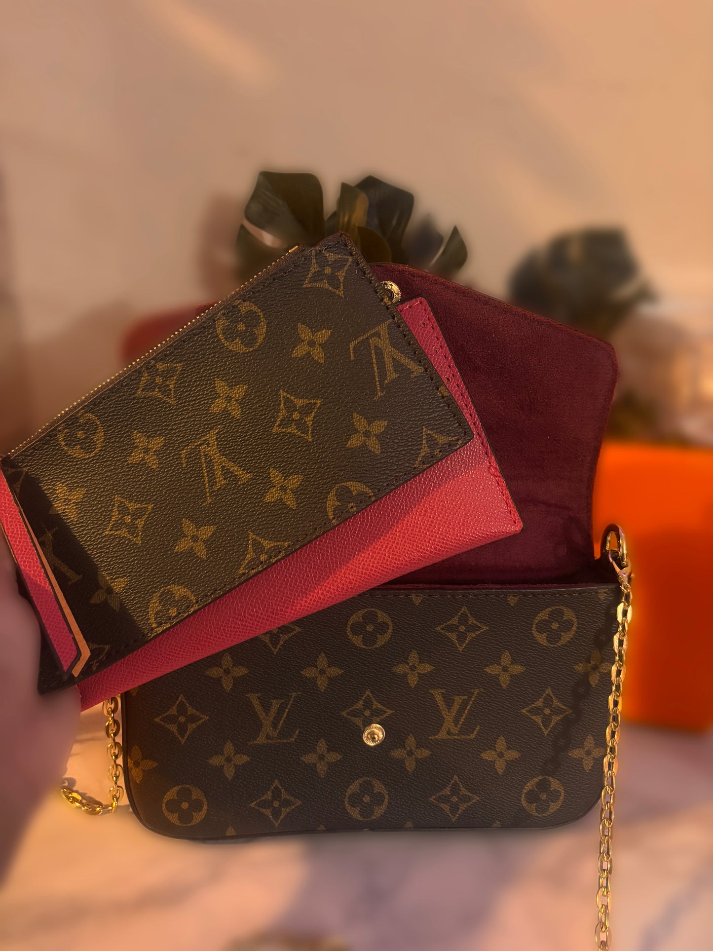 L-Vee Brown Crossbody